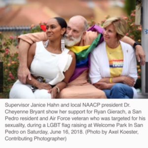 RAISING OF THE LBGTQ FLAG