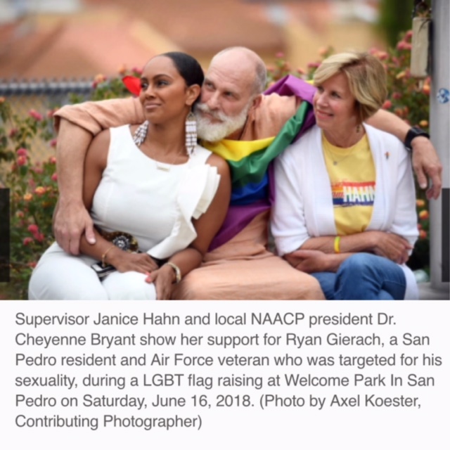 RAISING OF THE LBGTQ FLAG